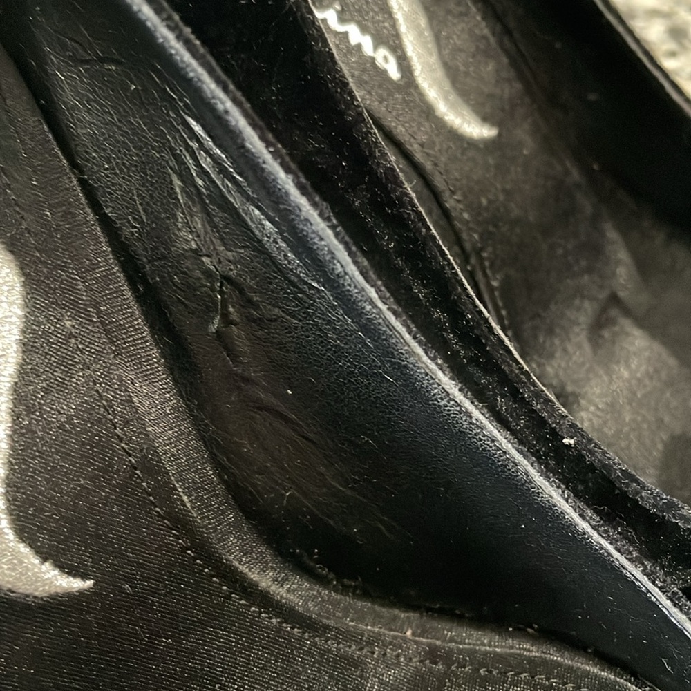 Velvet and Satin Nina Shoes - Picture 6 of 11